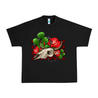 Black bullskull rose and cactus olivia Urban Heavy Tee - OliviaCreatesArt