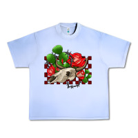 Grape Ice bullskull rose and cactus olivia Urban Heavy Tee - OliviaCreatesArt