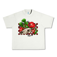 Bullskull Rose And Cactus Olivia Urban Heavy Tee | Teevron