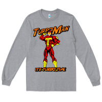 Heather Grey turbo man Long Sleeve Tee - maiPhamDesign