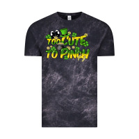 Cloud Black Too cute to pinch St. Patrick's Day Vintage Tee - HowdyJamesFarm
