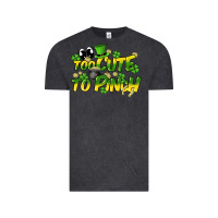 Vintage Black Too cute to pinch St. Patrick's Day Vintage Tee - HowdyJamesFarm