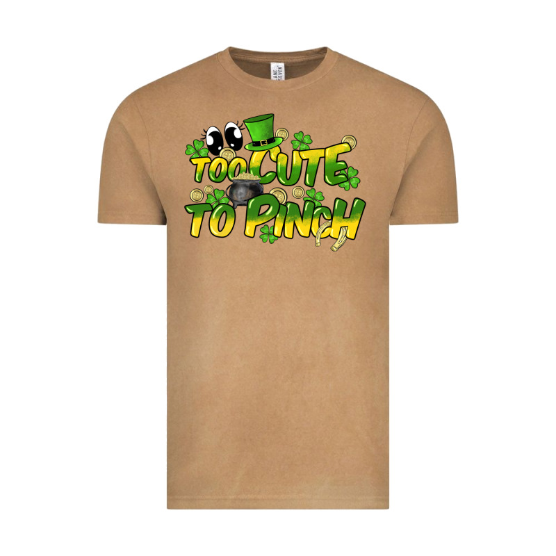 Too Cute To Pinch St. Patrick's Day Vintage Tee by HowdyJamesFarm | Teevron