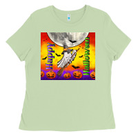 Matcha happy halloween Ladies Tee - TumblerDesignByShophia