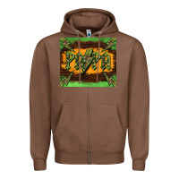 Chestnut papa  lightning camouflage Zipper Hoodie - BarkalooDesign