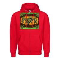 Red papa  lightning camouflage Zipper Hoodie - BarkalooDesign