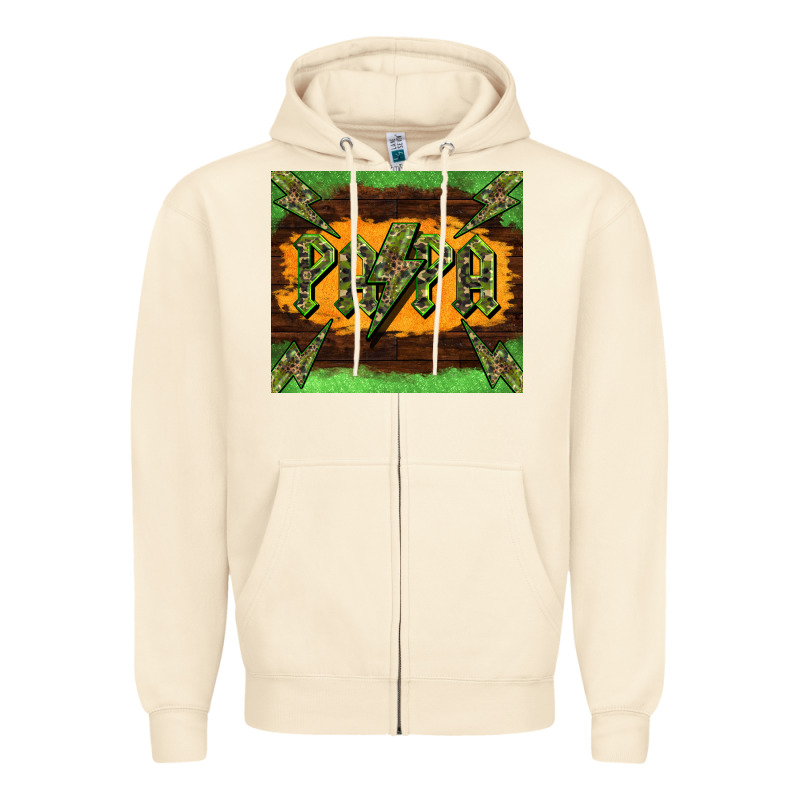 Papa  Lightning Camouflage Zipper Hoodie by BarkalooDesign | Teevron