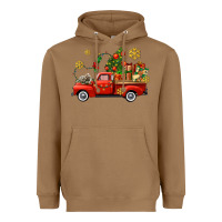 Toasted Coconut Christmas truck Heavyweight Hoodie - AdoDesignShop
