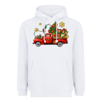 White Christmas truck Heavyweight Hoodie - AdoDesignShop