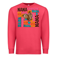 Cardinal nana nana nana with hearts Premium Sweatshirt - AdoDesignShop