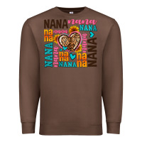 Chestnut nana nana nana with hearts Premium Sweatshirt - AdoDesignShop