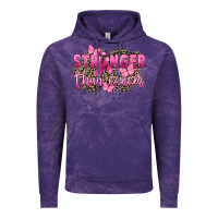 Cloud Purple Stronger than Cancer Vintage Hoodie - FaDigitalArtStudio
