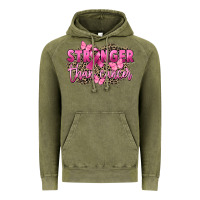 Vintage Olive Stronger than Cancer Vintage Hoodie - FaDigitalArtStudio