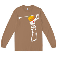 Toasted Coconut Golf Skeleton Pumpkin Halloween Shirt Long Sleeve Tee - maiPhamDesign