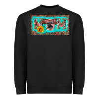 Black mom heifer license plate Heavyweight Sweatshirt - Artiststas