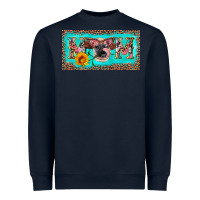 Navy mom heifer license plate Heavyweight Sweatshirt - Artiststas
