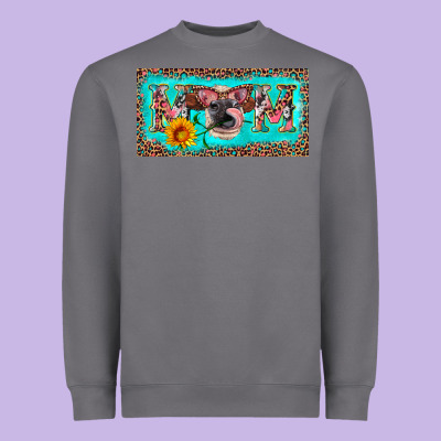 Mom Heifer License Plate Heavyweight Sweatshirt Designed By Artiststas