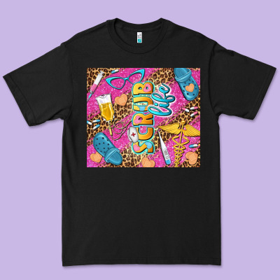 Scrub Life Tumbler Tbs Premium Tee Designed By Tumblerdesignbyshophia