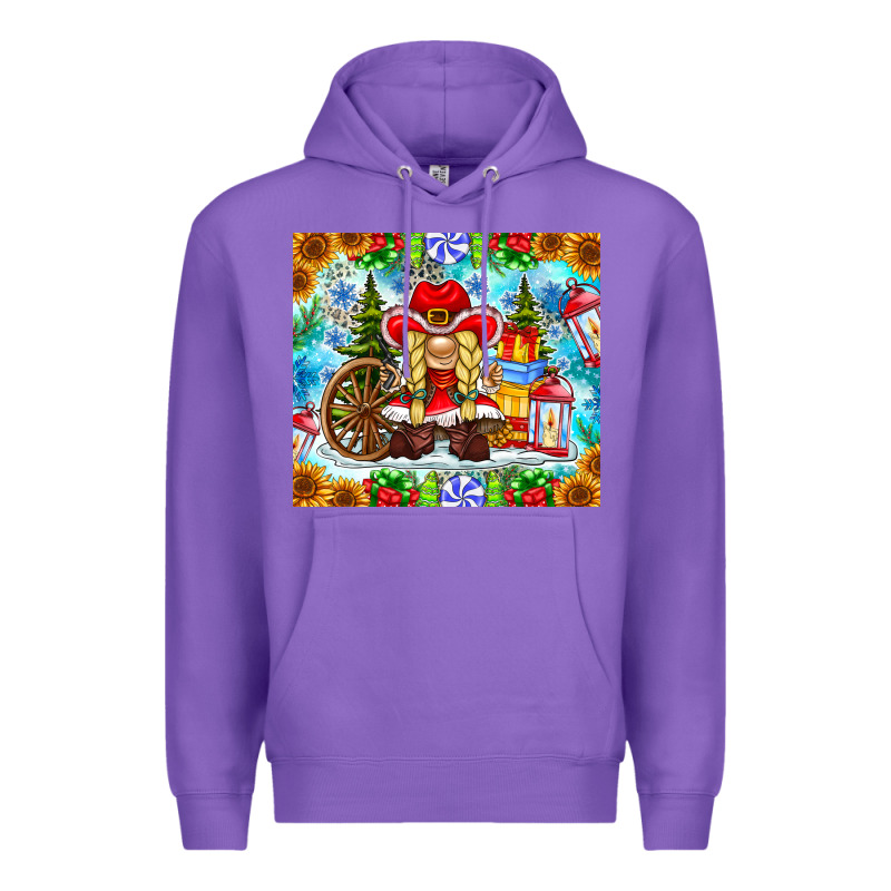 Christmas Cowboy Gnome Premium Hoodie by CowhideDigitalArt | Teevron