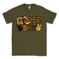 Army Green Game day yellow and black team color Classic Tee - HowdyJamesFarm