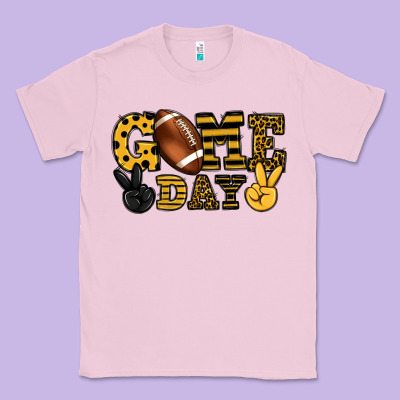 Game Day Yellow And Black Team Color Classic Tee Designed By Howdyjamesfarm