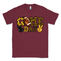 Burgundy Game day yellow and black team color Classic Tee - HowdyJamesFarm