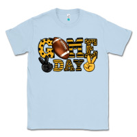 Dusty Blue Game day yellow and black team color Classic Tee - HowdyJamesFarm