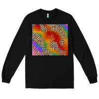 Black Pride rainbow leopard design Long Sleeve Tee - FaDigitalArtStudio
