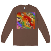 Chestnut Pride rainbow leopard design Long Sleeve Tee - FaDigitalArtStudio