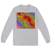 Moon Dust Pride rainbow leopard design Long Sleeve Tee - FaDigitalArtStudio