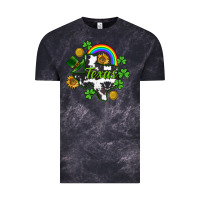 Cloud Black Texas map St. Patrick's Vintage Tee - CowGirlArtShop