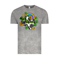 Cloud Rock Texas map St. Patrick's Vintage Tee - CowGirlArtShop