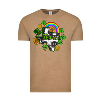 Vintage Coffee Texas map St. Patrick's Vintage Tee - CowGirlArtShop