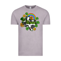 Vintage Zinc Texas map St. Patrick's Vintage Tee - CowGirlArtShop