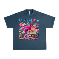 Midnight Navy loads of love valentine's day olivia Urban Heavy Tee - OliviaCreatesArt