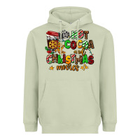 Matcha hot cocoa and christmas movies Heavyweight Hoodie - AdoDesignShop