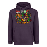 Plum hot cocoa and christmas movies Heavyweight Hoodie - AdoDesignShop