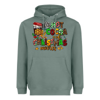 Sage hot cocoa and christmas movies Heavyweight Hoodie - AdoDesignShop
