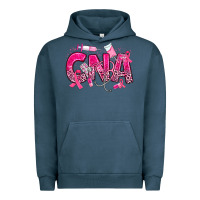 Pigment Midnight Navy breast cancer cna certified nursing assistant Urban Hoodie - JahusDesignShop