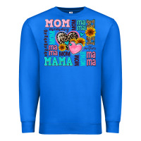True Royal mom mama mommy with hearts Premium Sweatshirt - AdoDesignShop