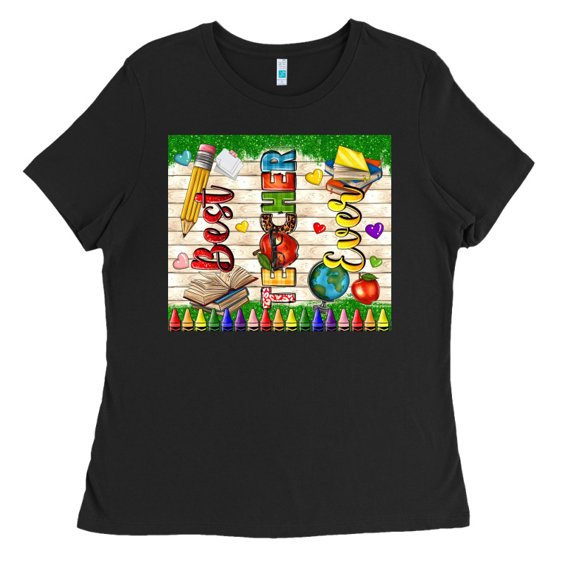 Best Teacher Ever Ladies Tee by TumblerDesignByShophia | Teevron