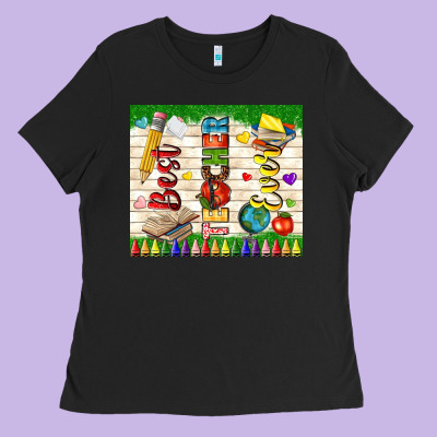 Best Teacher Ever Ladies Tee Designed By Tumblerdesignbyshophia