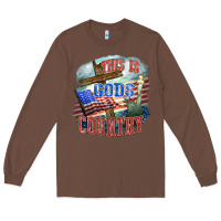 Chestnut This is gods country Long Sleeve Tee - FaDigitalArtStudio