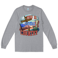 Heather Grey This is gods country Long Sleeve Tee - FaDigitalArtStudio