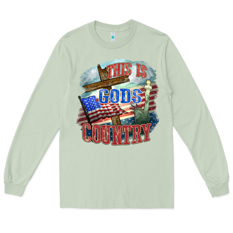 This Is Gods Country Long Sleeve Tee by FaDigitalArtStudio | Teevron