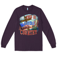Plum This is gods country Long Sleeve Tee - FaDigitalArtStudio
