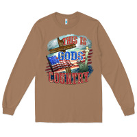 Toasted Coconut This is gods country Long Sleeve Tee - FaDigitalArtStudio