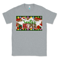 Heather Grey Christmas Santa's Helper Classic Tee - Artiststas