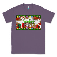 Lavender Christmas Santa's Helper Classic Tee - Artiststas