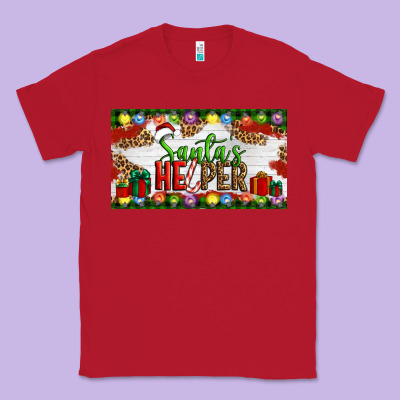 Christmas Santa's Helper Classic Tee Designed By Artiststas